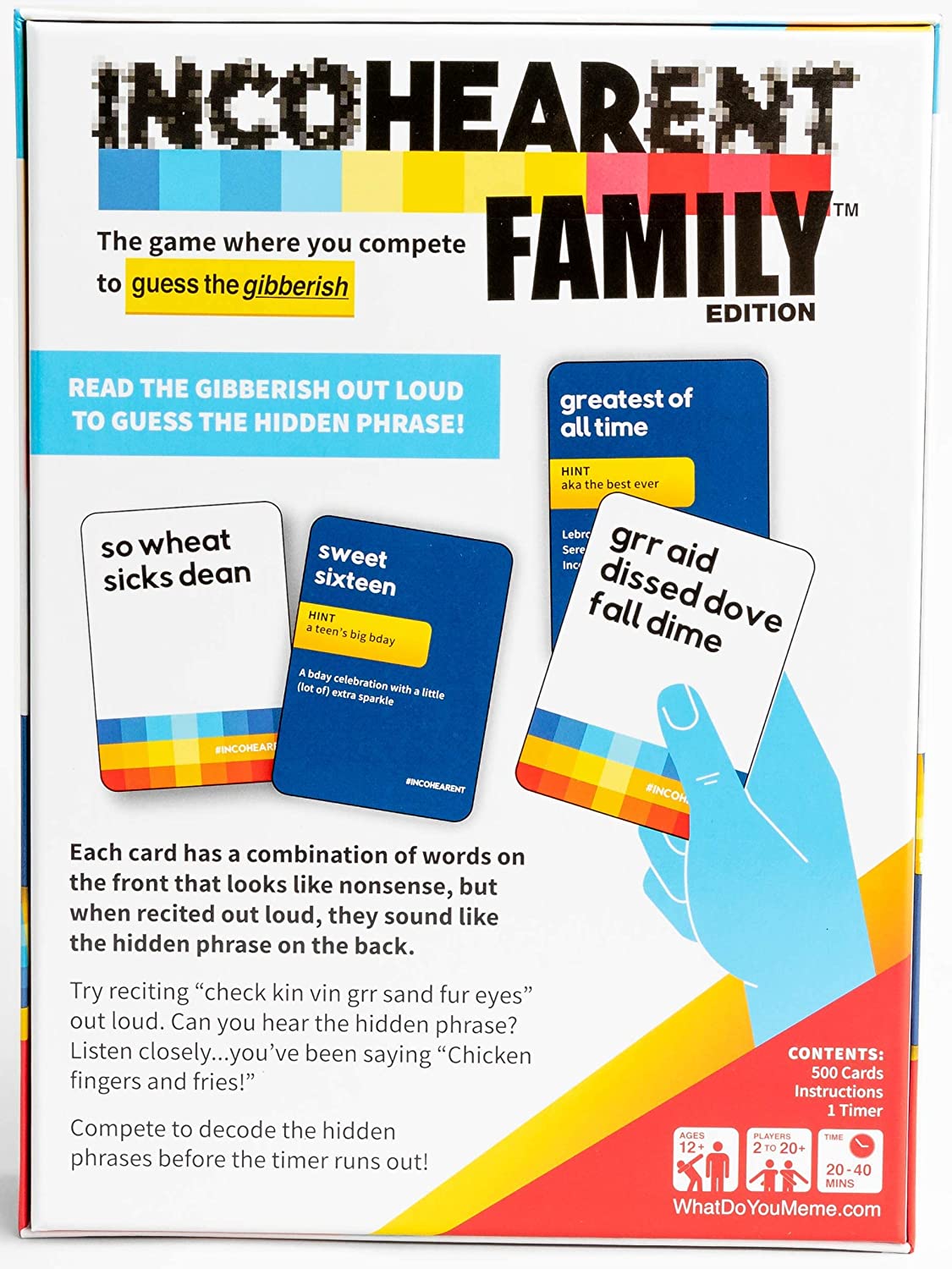 Incohearent : Family Edition